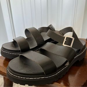 Black Chunky Sandal